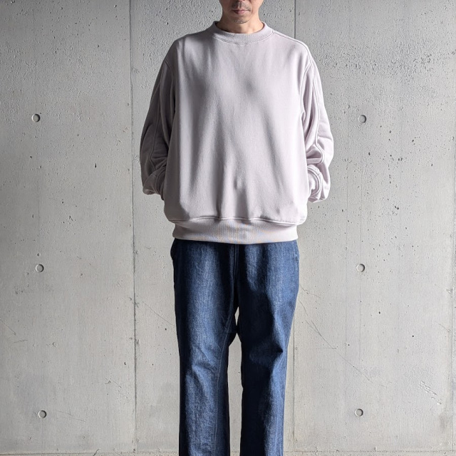 LAMOND,ラモンド,LAMOND 東京取り扱い店舗,lm-c-214,Stitch Work Light Sweat