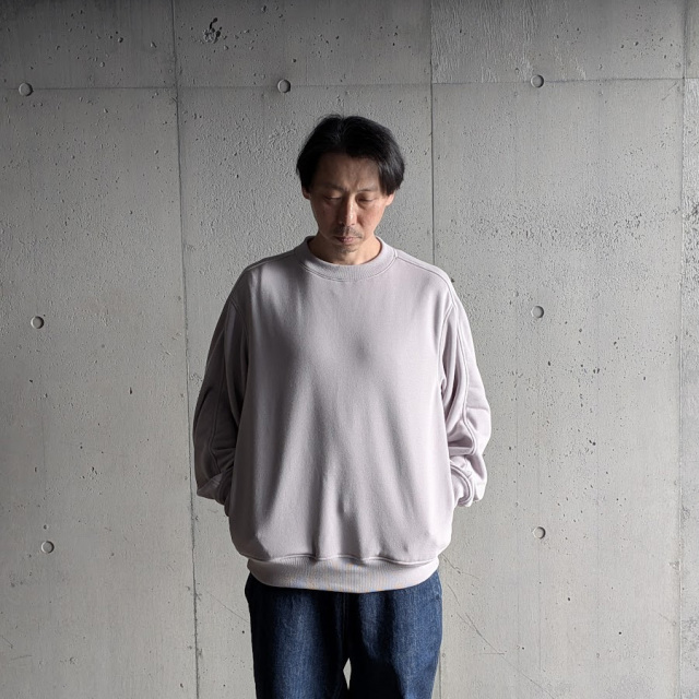 LAMOND,ラモンド,LAMOND 東京取り扱い店舗,lm-c-214,Stitch Work Light Sweat