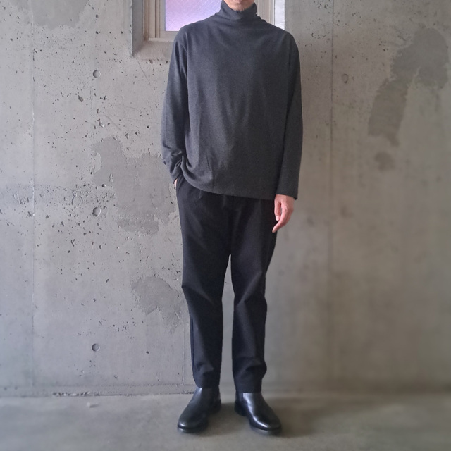 LAMOND,ラモンド,LOUNGE SUEDE HIGH NECK ,LM-C-154,LAMOND 通販,LAMOND 東京取り扱い店舗