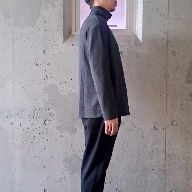 LAMOND,ラモンド,LOUNGE SUEDE HIGH NECK ,LM-C-154,LAMOND 通販,LAMOND 東京取り扱い店舗