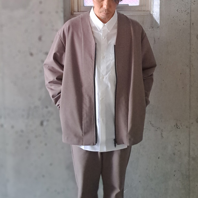 LAMOND,ラモンド,LAMOND 東京取り扱い店舗,LM-C-188-MI,PREMIUM MILANO RIB ZIP CARDIGAN(SET UP)