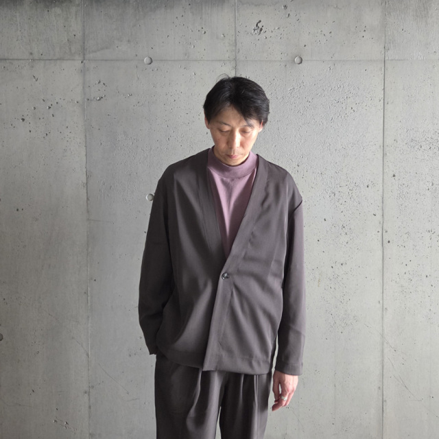 LAMOND (ラモンド) LM-C-193-TW [Twill Twist Cardigan Jacket] ツイル