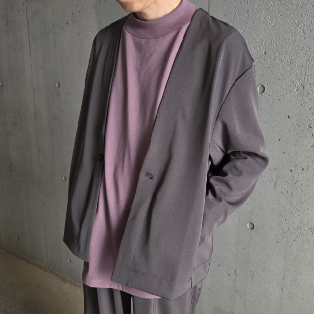 LAMOND ラモンド TWILL TWIST CARDIGAN JACKET LM-C-193-TW LAMOND (ラモンド) LM-C-193-TW [Twill Twist Cardigan Jacket] ツイル