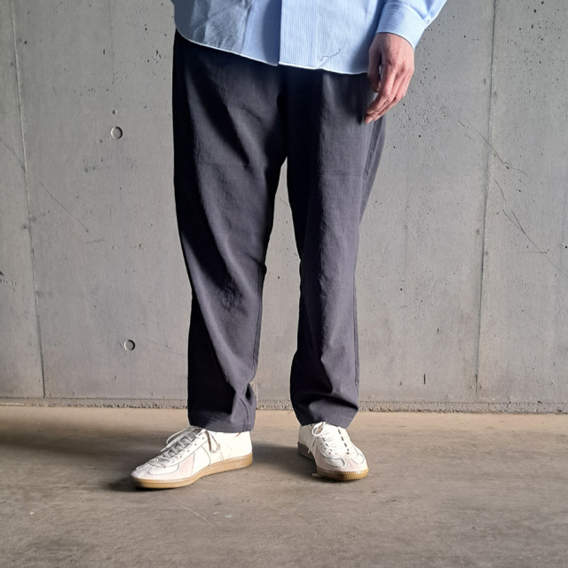 LA MOND,ラモンド,LAMOND 通販,LAMOND 東京取り扱い店舗,New Semi Wide Shari Pants,LM-P-101