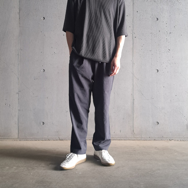 LA MOND,ラモンド,LAMOND 通販,LAMOND 東京取り扱い店舗,New Semi Wide Shari Pants,LM-P-101