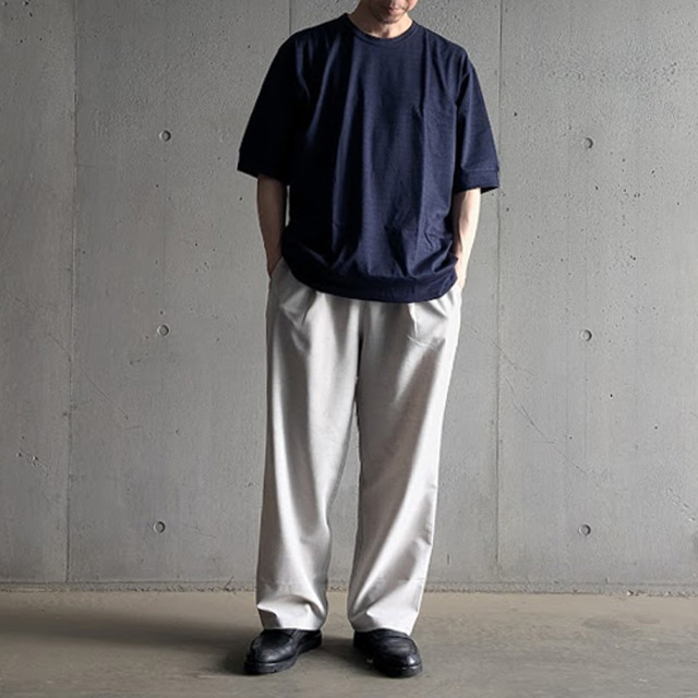 LAMOND (ラモンド) [LM-P-101-UM] NEW SEMI WIDE SHARI PANTS