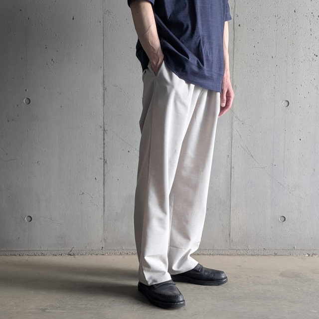 LAMOND (ラモンド) [LM-P-101-UM] NEW SEMI WIDE SHARI PANTS