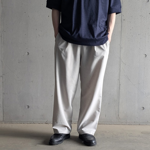 LAMOND (ラモンド) [LM-P-101-UM] NEW SEMI WIDE SHARI PANTS