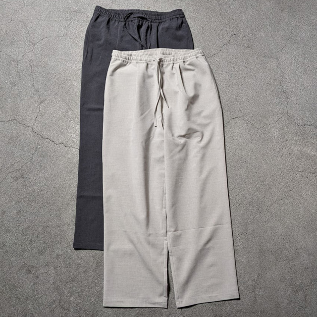 LA MOND,ラモンド,LAMOND 通販,LAMOND 東京取り扱い店舗,New Semi Wide Shari Pants,LM-P-101-um