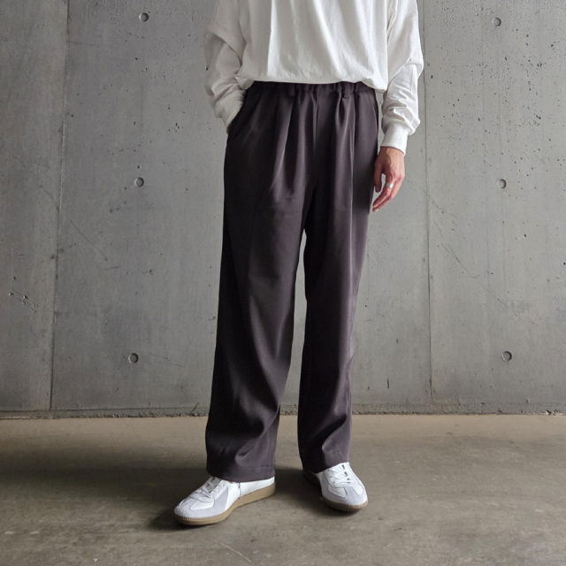 LAMOND,ラモンド,LAMOND 東京取り扱い店舗,LAMOND 通販,LM-P-130-TW,Twill Twist Center Seam Pants