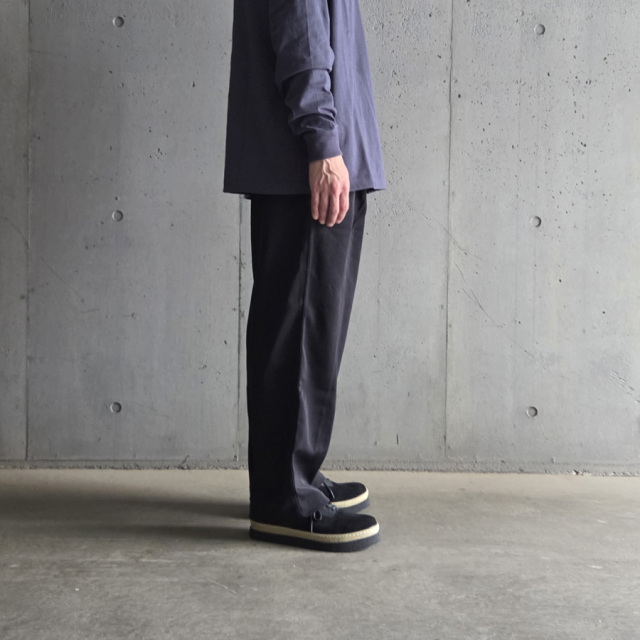 LAMOND,ラモンド,LAMOND 東京取り扱い店舗,LAMOND 通販,LM-P-130-TW,Twill Twist Center Seam Pants