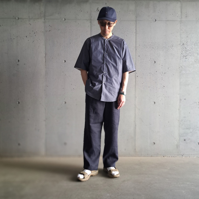 LAMOND (ラモンド) LM-S-087 [BAND COLLAR SHIRTS JACKET] バンド