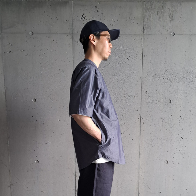 LA MOND,ラモンド,LAMOND 通販,LAMOND 東京取り扱い店舗,lm-s-087,band collar shirts jacket
