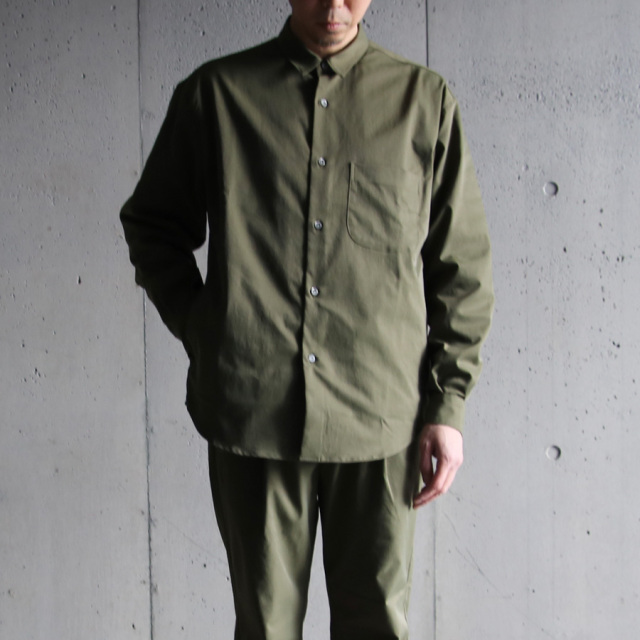 LA MOND,ラモンド,LAMOND 通販,LAMOND 東京取り扱い店舗,lm-s-092-p,chino easy-care shirts jacket