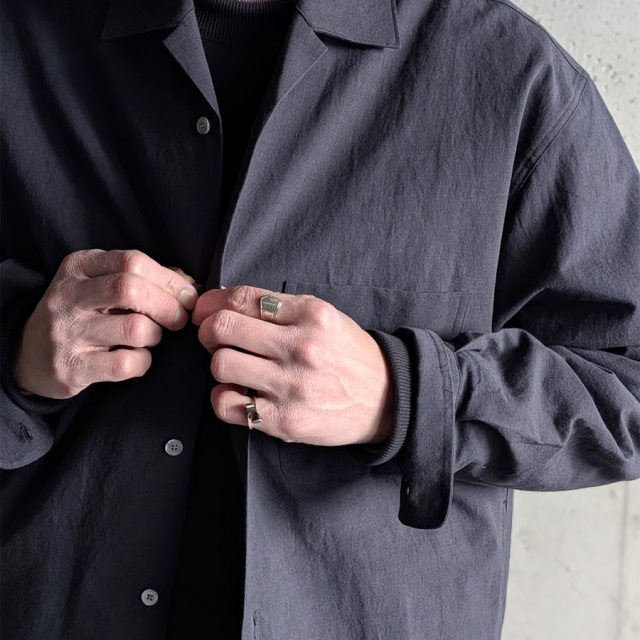LAMOND,ラモンド,LAMOND 東京取り扱い店舗,LAMOND 通販,LM-S-097-LI,Cotton / Linen Washer Jacket