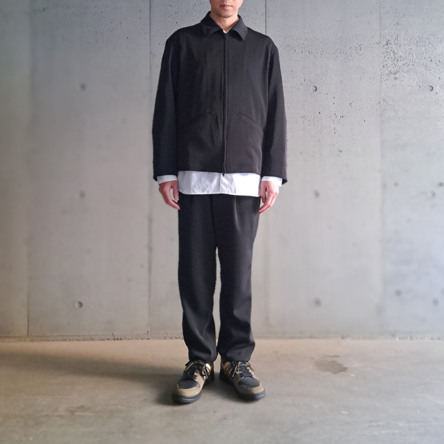 LA MOND,ラモンド,LAMOND 通販,LAMOND 東京取り扱い店舗,TWILL TWIST SHORT JACKET,SET UP