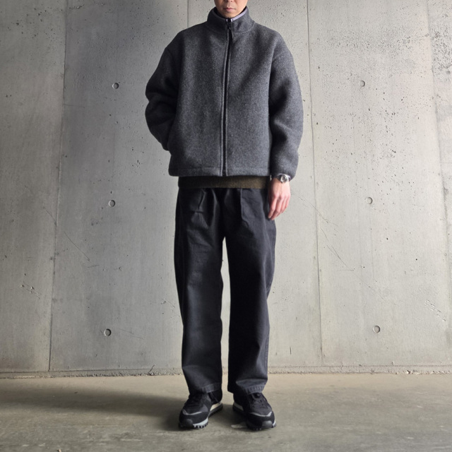 LAMOND,ラモンド,LAMOND 東京取り扱い店舗,Pure Super100s Lambs Wool Fleece Blouson ,LM-O-130