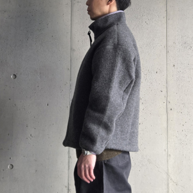 LAMOND,ラモンド,LAMOND 東京取り扱い店舗,Pure Super100s Lambs Wool Fleece Blouson ,LM-O-130