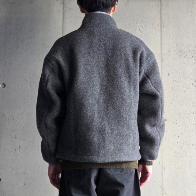 LAMOND,ラモンド,LAMOND 東京取り扱い店舗,Pure Super100s Lambs Wool Fleece Blouson ,LM-O-130