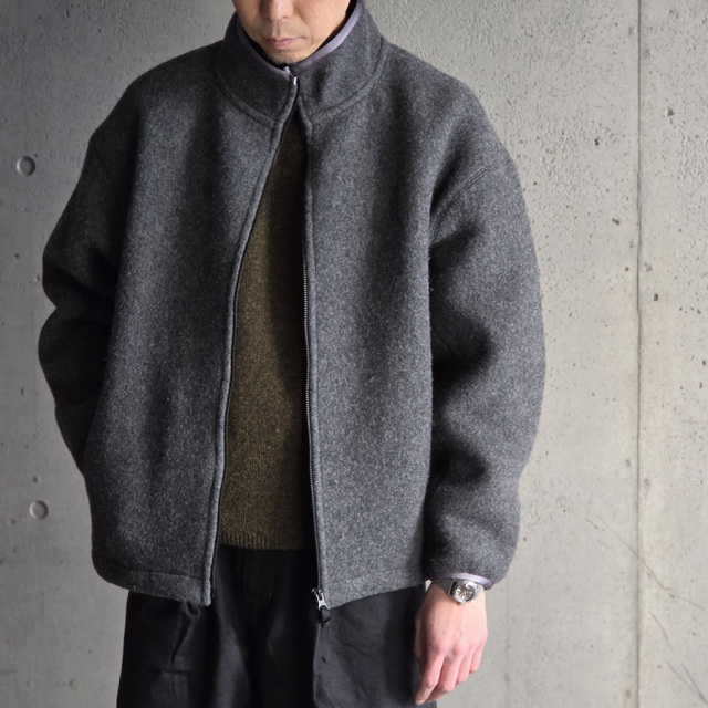 LAMOND,ラモンド,LAMOND 東京取り扱い店舗,Pure Super100s Lambs Wool Fleece Blouson ,LM-O-130
