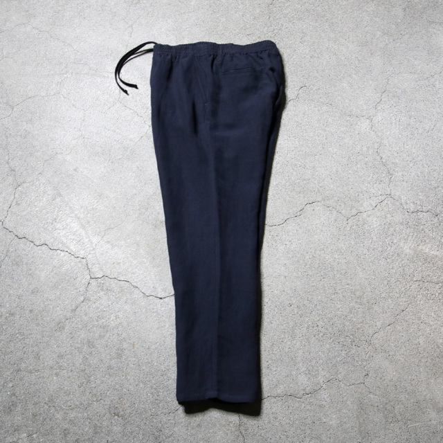 LAMOND,ラモンド,LAMOND 東京取り扱い店舗,Linen Brend Polyester Semi Wide Easy Trousers,LAMOND 通販,lm-p-116-li