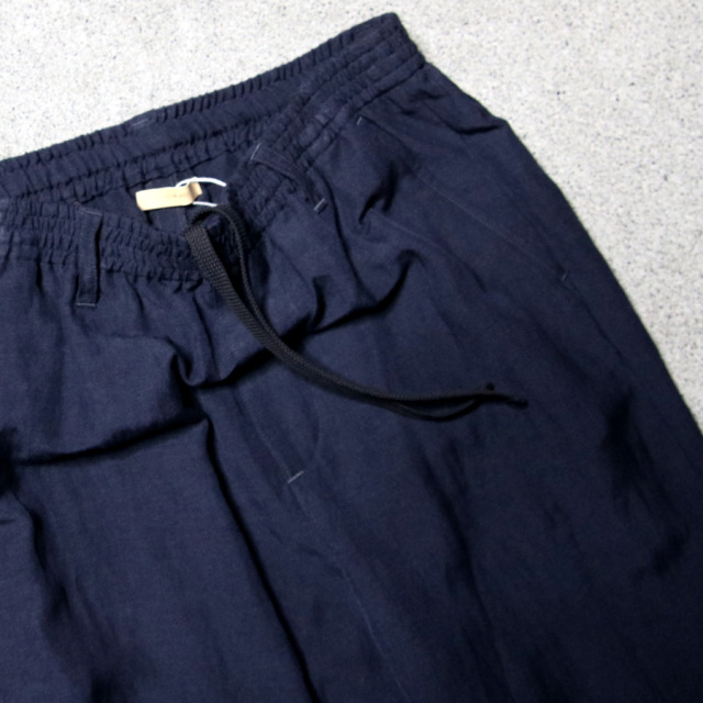 LAMOND,ラモンド,LAMOND 東京取り扱い店舗,Linen Brend Polyester Semi Wide Easy Trousers,LAMOND 通販,lm-p-116-li