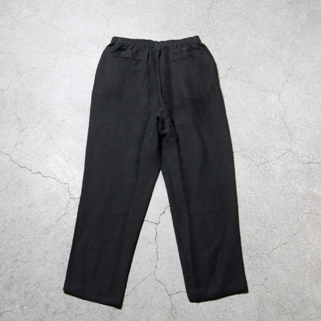 LAMOND,ラモンド,LAMOND 東京取り扱い店舗,Linen Brend Polyester Semi Wide Easy Trousers,LAMOND 通販,lm-p-116-li