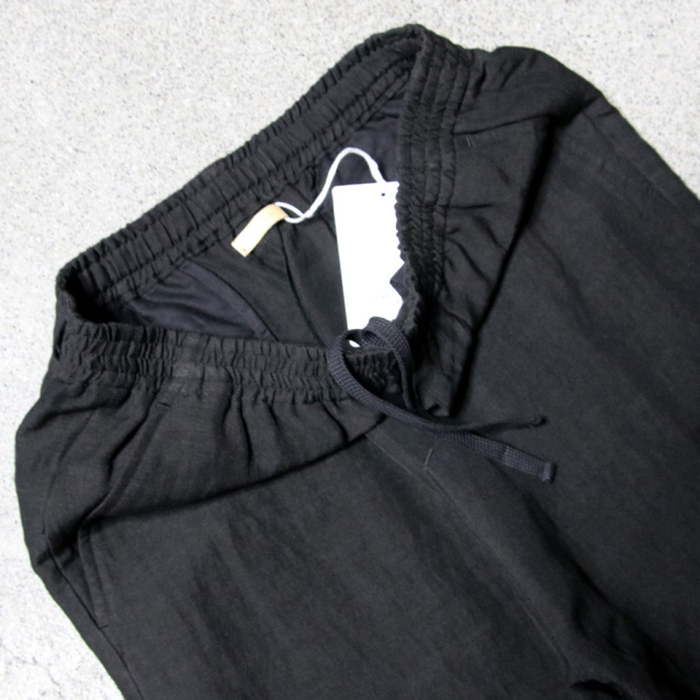 LAMOND,ラモンド,LAMOND 東京取り扱い店舗,Linen Brend Polyester Semi Wide Easy Trousers,LAMOND 通販,lm-p-116-li