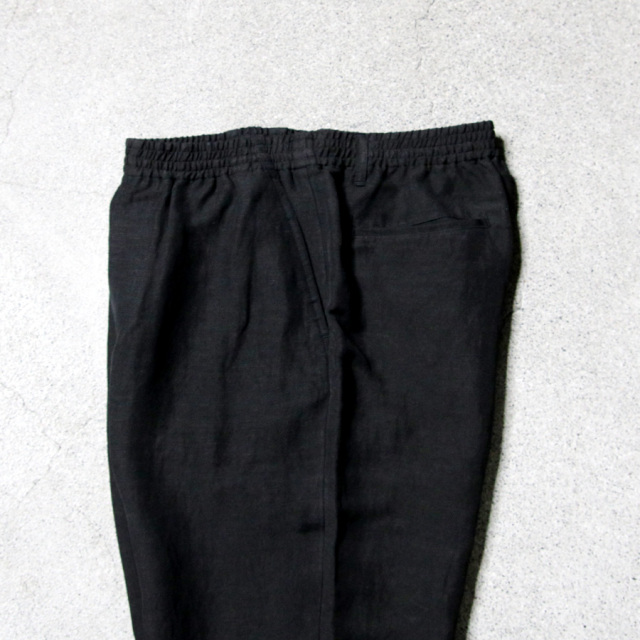 LAMOND,ラモンド,LAMOND 東京取り扱い店舗,Linen Brend Polyester Semi Wide Easy Trousers,LAMOND 通販,lm-p-116-li