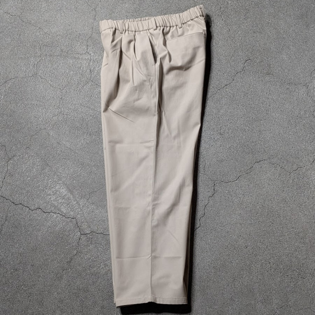 LAMOND,ラモンド,LAMOND 東京取り扱い店舗,lm-p-137-tw,Organic Cotton High Twist Wide Pant,Stitch Work Light Sweat