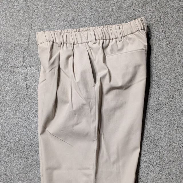 LAMOND,ラモンド,LAMOND 東京取り扱い店舗,lm-p-137-tw,Organic Cotton High Twist Wide Pant,Stitch Work Light Sweat