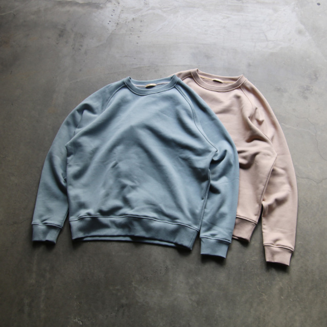 LA MOND,ラモンド,RAGLAN SLEEVE SWEAT PULL OVER,LM-C-162-spp,SPAIN PIMA PULL OVER SWEAT