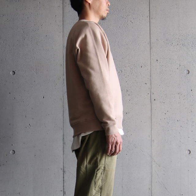 LA MOND,ラモンド,RAGLAN SLEEVE SWEAT PULL OVER,LM-C-162-spp,SPAIN PIMA PULL OVER SWEAT