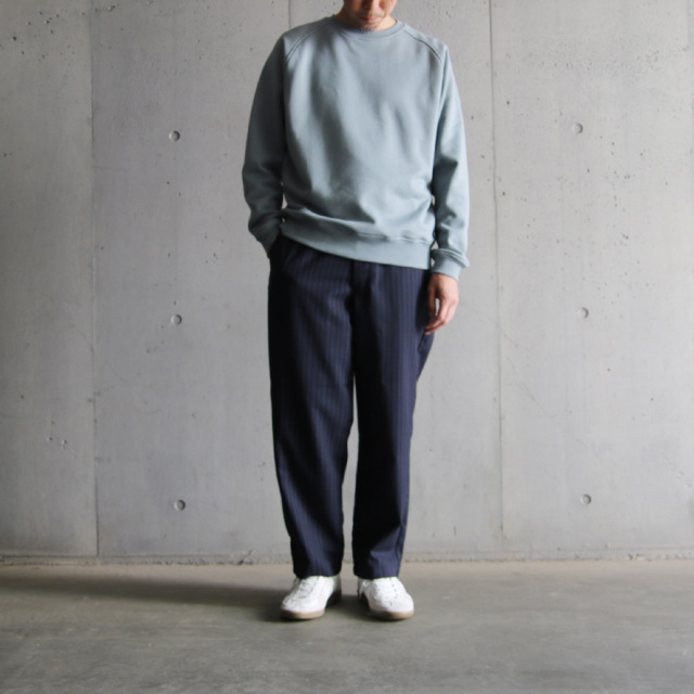 LA MOND,ラモンド,RAGLAN SLEEVE SWEAT PULL OVER,LM-C-162-spp,SPAIN PIMA PULL OVER SWEAT