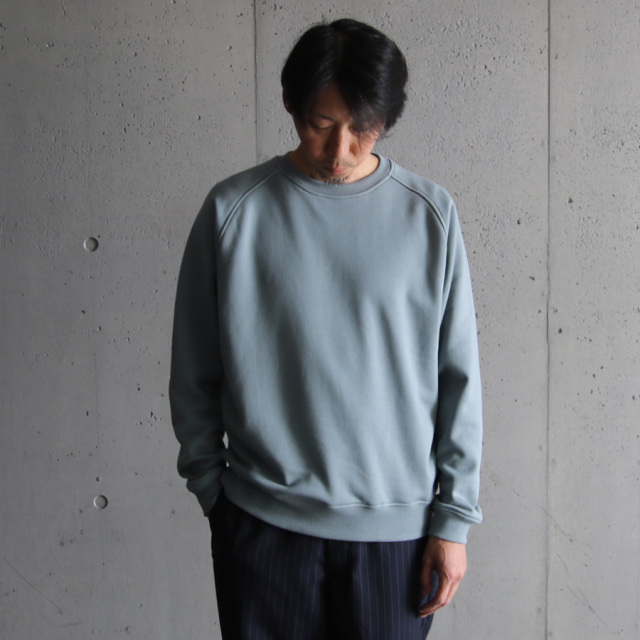 LA MOND,ラモンド,RAGLAN SLEEVE SWEAT PULL OVER,LM-C-162-spp,SPAIN PIMA PULL OVER SWEAT
