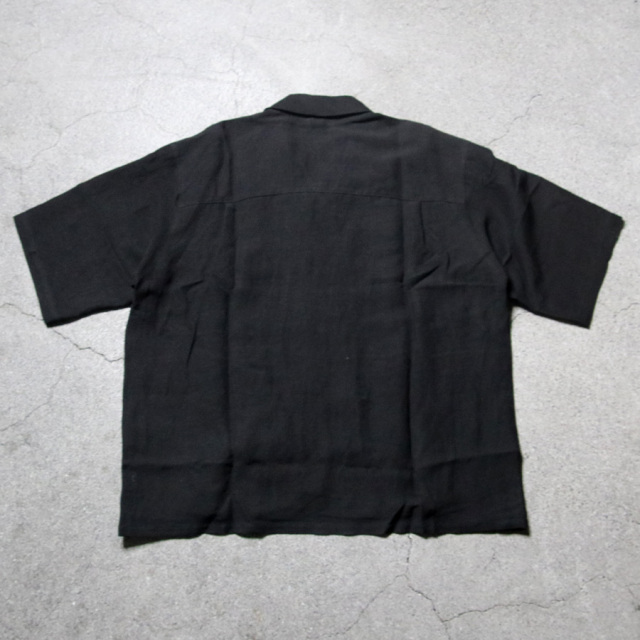 LAMOND (ラモンド) LM-S-083-LI [LINEN SHIRTS] オープンカラー S/S