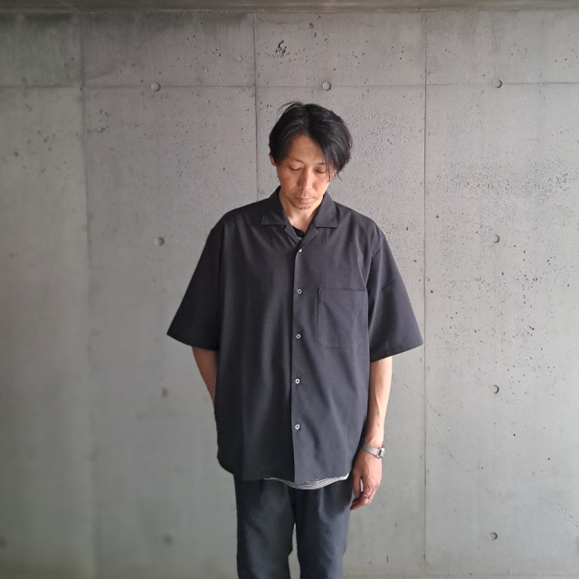 LAMOND (ラモンド) LM-S-083 [SHARI SHIRTS] オープンカラー S/S