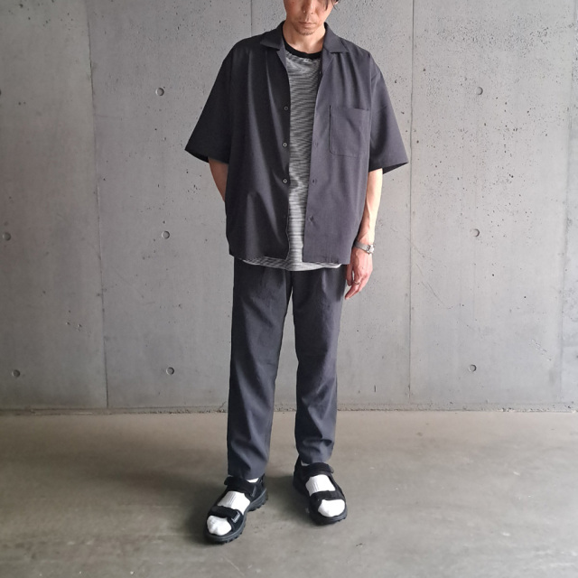 LAMOND (ラモンド) LM-S-083 [SHARI SHIRTS] オープンカラー S/S