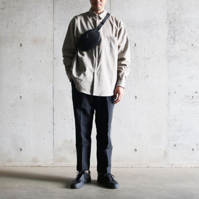 LAMOND,LA MOND,ラモンド,supima cotton bold shirt jacket