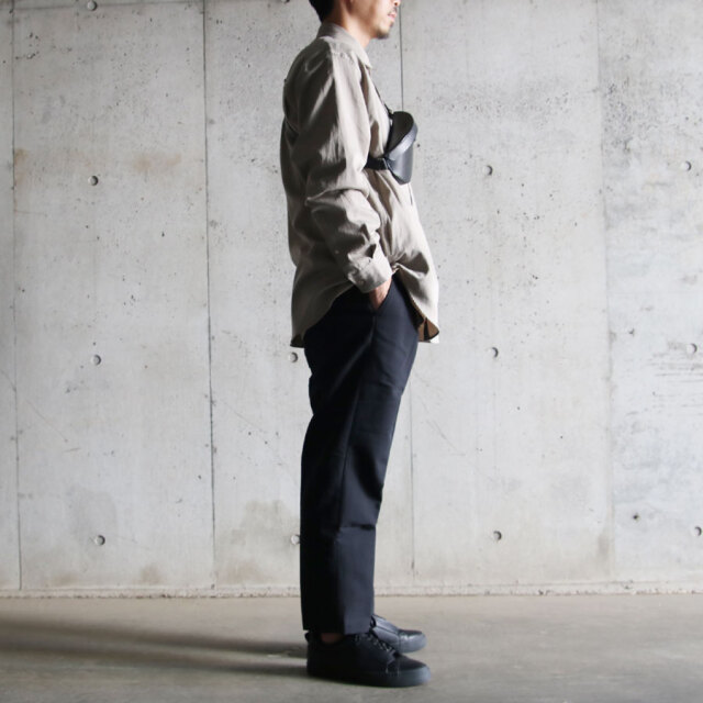 LAMOND,LA MOND,ラモンド,supima cotton bold shirt jacket