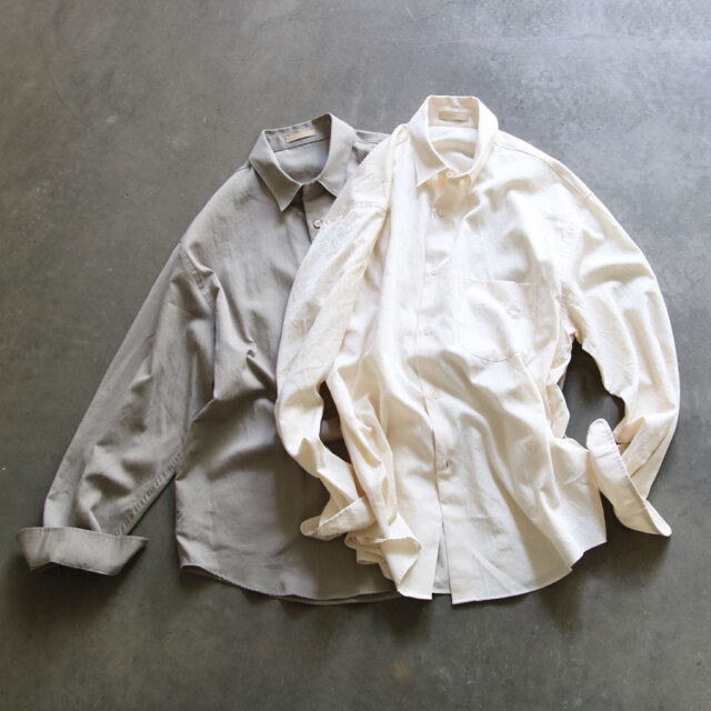 LAMOND,LA MOND,ラモンド,supima cotton bold shirt jacket