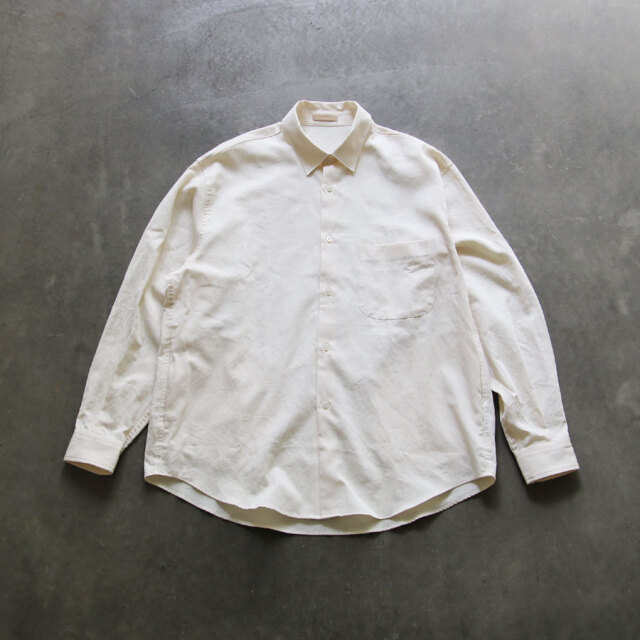 LAMOND,LA MOND,ラモンド,supima cotton bold shirt jacket