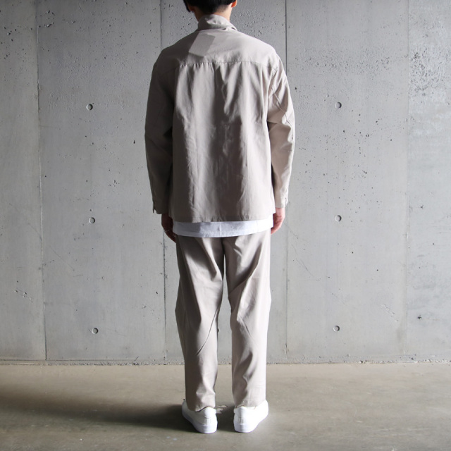 LAMOND,ラモンド,STAND SNAP JACKET,MIDDLE WIDE PANTS