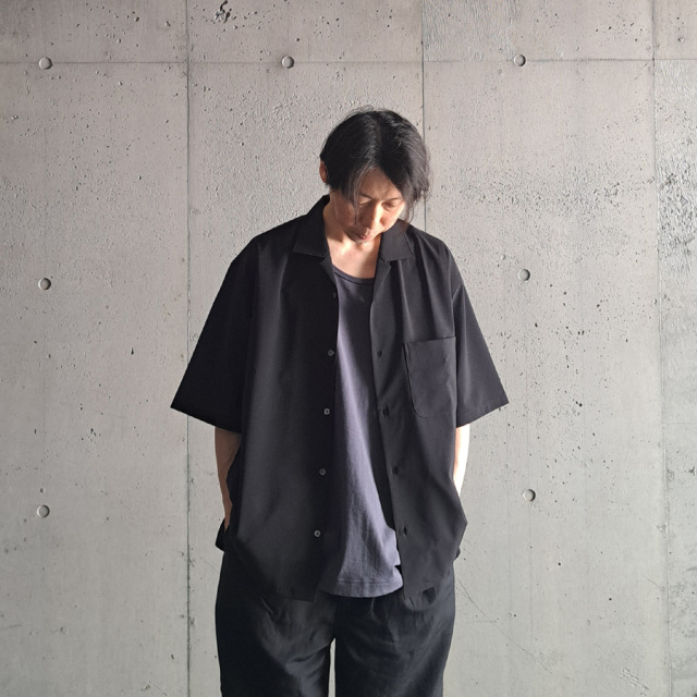 LAMOND (ラモンド) LM-S-083 [SHARI SHIRTS] オープンカラー S/S