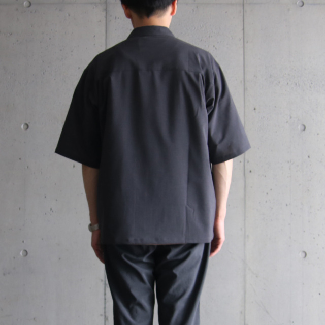 LAMOND (ラモンド) LM-S-083 [SHARI SHIRTS] オープンカラー S/S