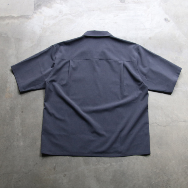 LAMOND (ラモンド) LM-S-083 [SHARI SHIRTS] オープンカラー S/S