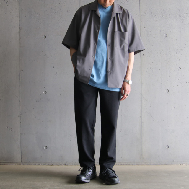 LAMOND (ラモンド) LM-S-083 [SHARI SHIRTS] オープンカラー S/S