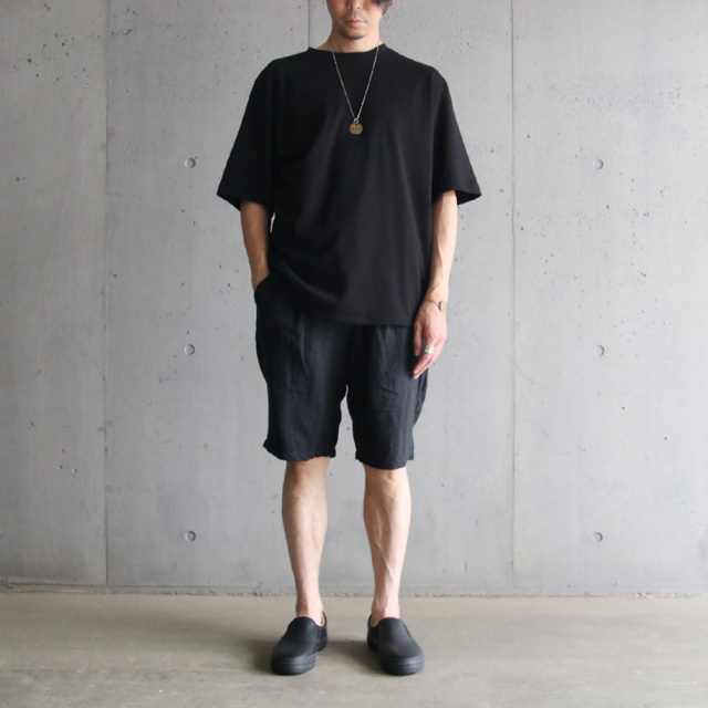 LAMOND,ラモンド,lm-c-176,suvin round hem t-shirt
