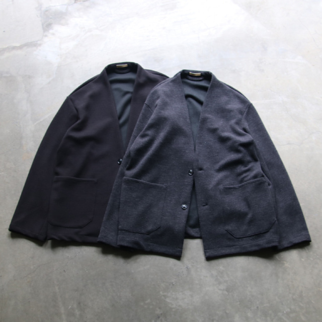 LA MOND,ラモンド,Thermo Twill No Collar Jacket