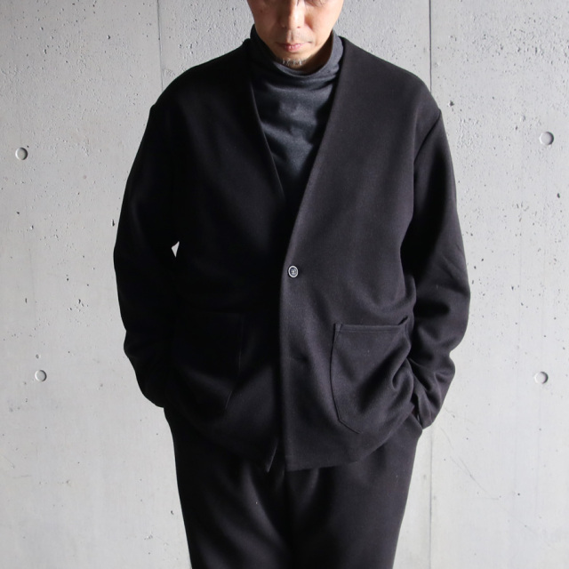 LA MOND,ラモンド,Thermo Twill No Collar Jacket